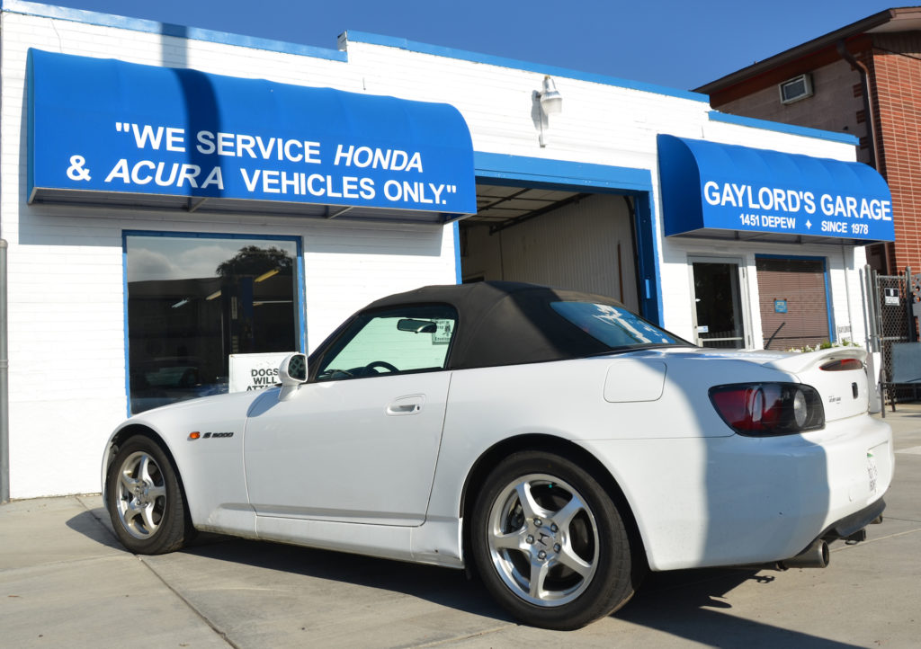 Gaylord's Garage in Denver. Family owned and operated exclusive Honda and Acura service for over 40 years.